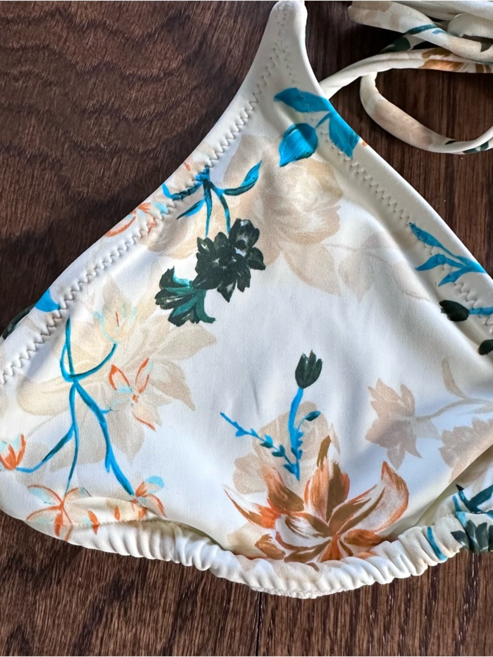 Solid & Striped Iris Bikini Set, in Brule Multi Floral, NWT - Picture 6 of 14